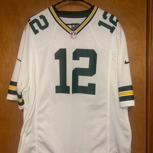 Nike NFL Green Bay Packers Aaron Rodgers #12 White Limited Jersey Men's XL